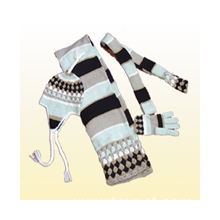 上海新田羊绒制品有限公司 -100%cashmere  男式围巾(图)